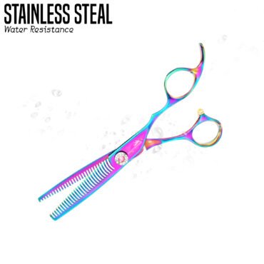 6.5″ PROFESSIONAL BARBER HAIR THINNING SCISSORS (MULTI COLOR)