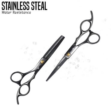 6.5 INCH PROFESSIONAL HAIR CUTTING SCISSORS SET, BLACK