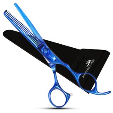 THINNING SHEARS 6.5 INCH PROFESSIONAL SALON BARBER HAIRCUT SCISSORS (BLUE COLOR)