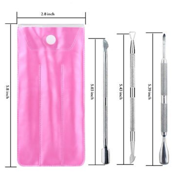 Cuticle Pusher and Remover 3pcs Set