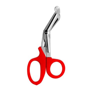 PLASTIC HANDLE HAIR CUTTING SCISSORS – Bandage Nursing Scissors (4 inch )